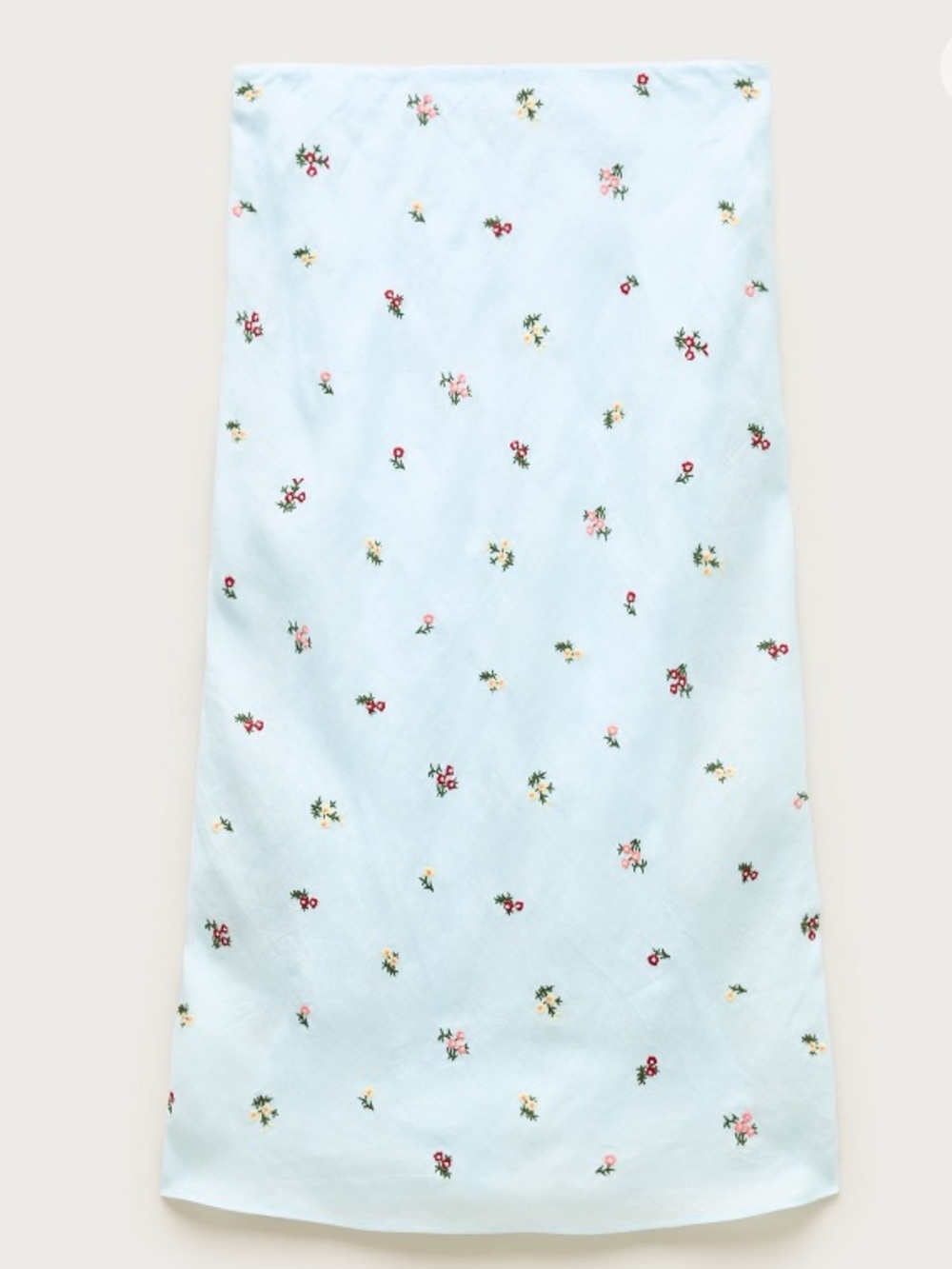 NWT J. Crew Midi slip skirt in embroidered ramie. Size S (SOLD OUT)